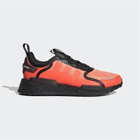 adidas nmd orange and black